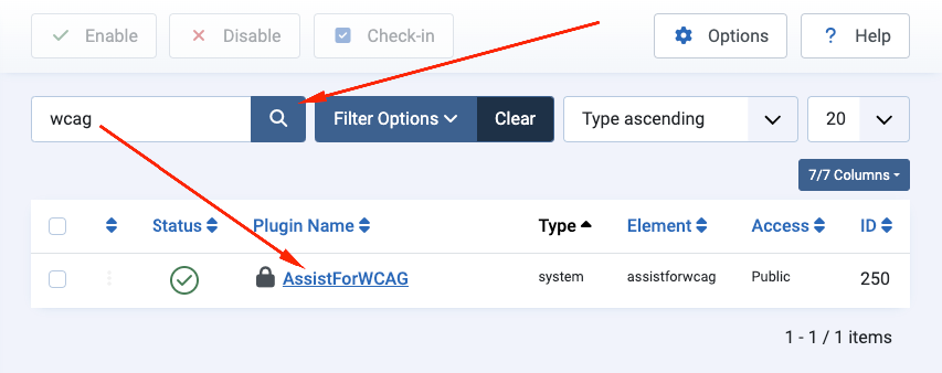 joomla plugin accessibility